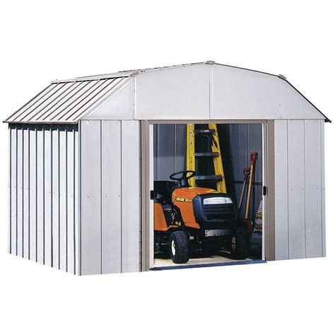 arrow shed-in-a-box steel storage shed|8x10 metal storage shed lowe's.